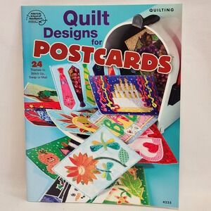 Quilt Designs for Postcards American School of Needlework 24 Themes Booklet 4333